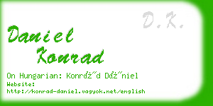 daniel konrad business card